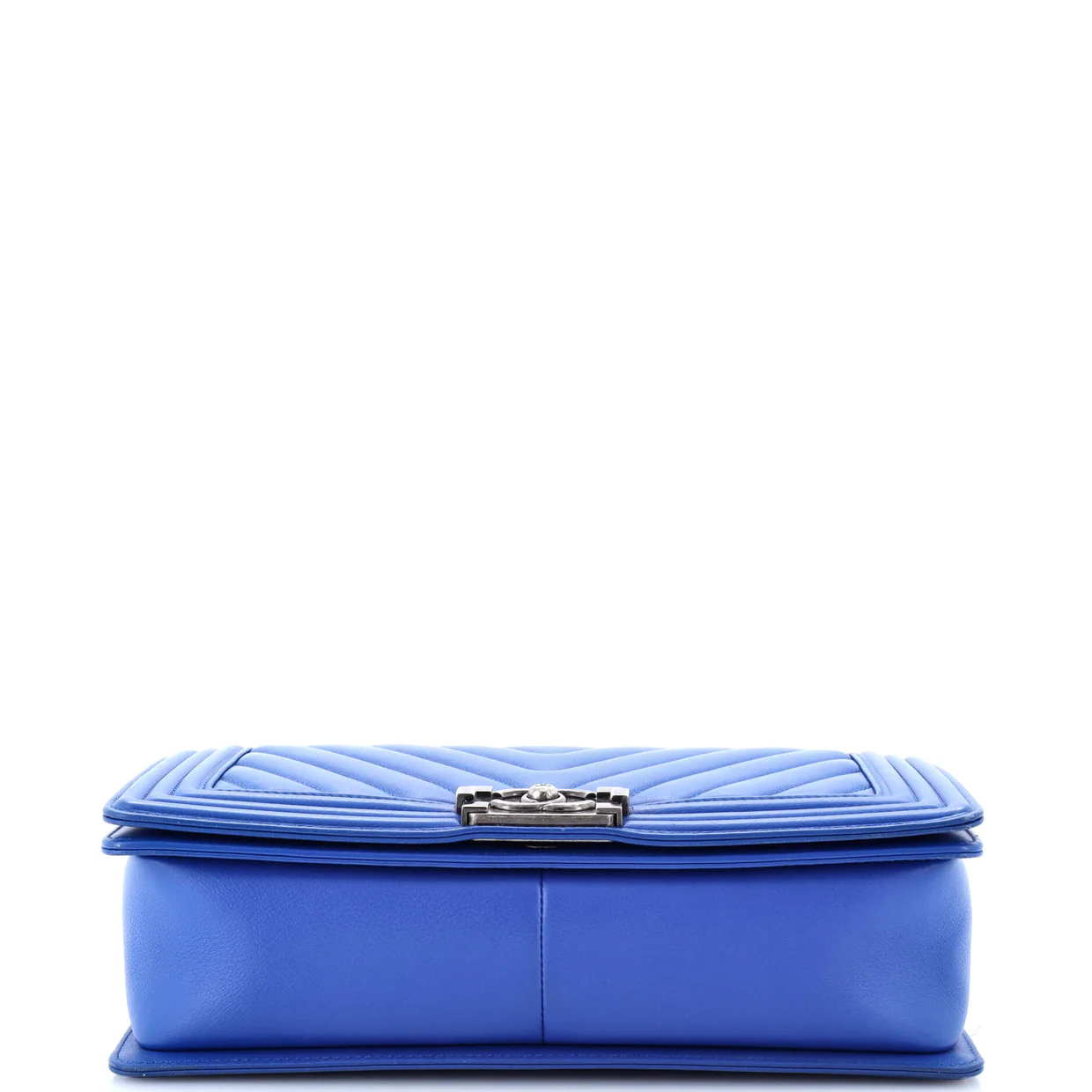 Boy Flap Bag Chevron Calfskin New Medium - Deep Luxury