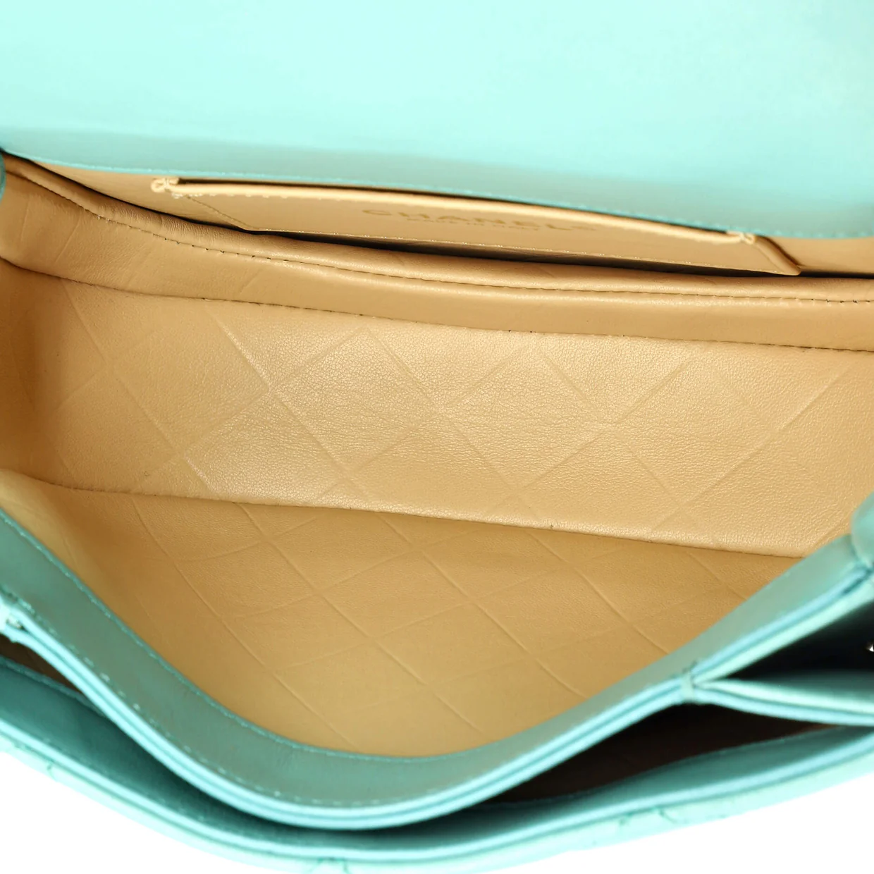 Moon Flap Messenger Bag Quilted Calfskin Mini - Deep Luxury