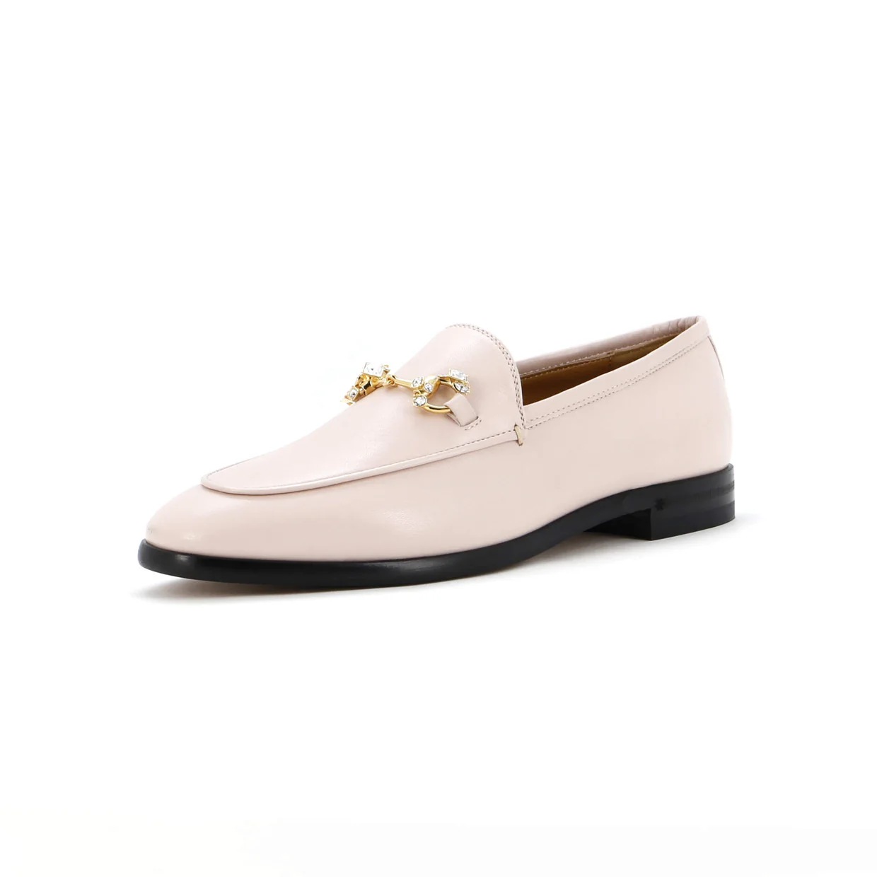 Women's Jordaan Loafers Leather with Crystals - Deep Luxury