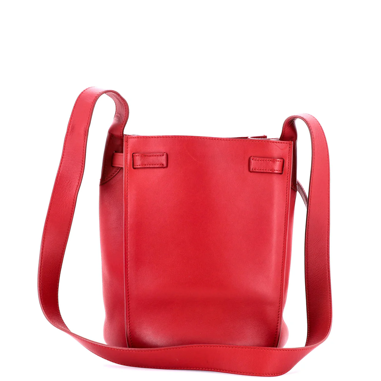 Long Strap Big Bag Bucket Leather - Deep Luxury
