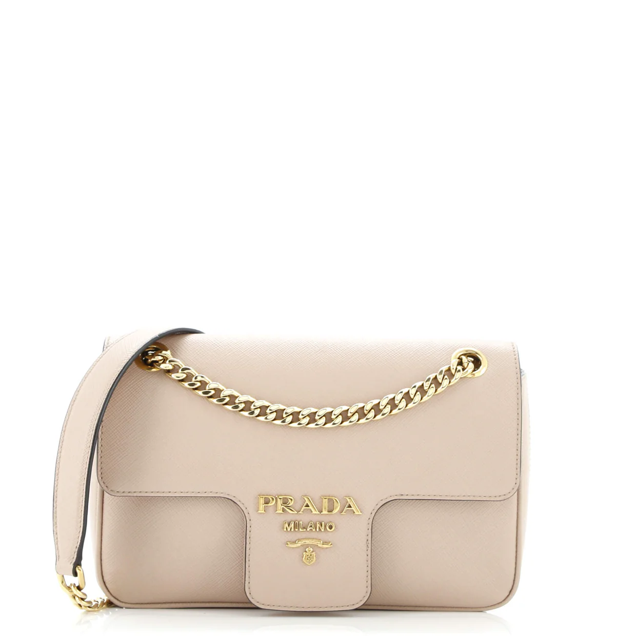 Pattina Flap Shoulder Bag Saffiano Leather Small - Deep Luxury