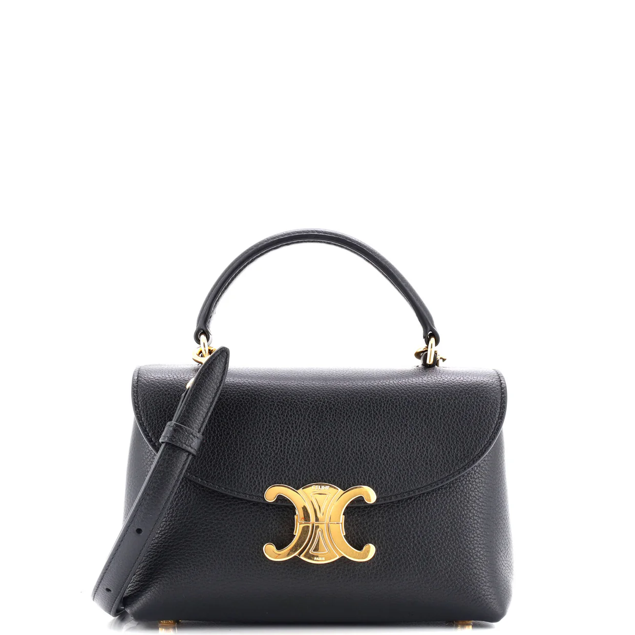 Nino Top Handle Bag Leather Teen - Deep Luxury