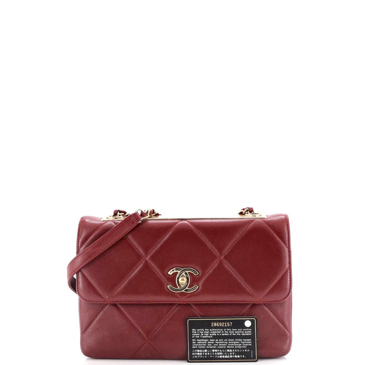 Trendy CC Flap Bag Quilted Lambskin Medium - Deep Luxury