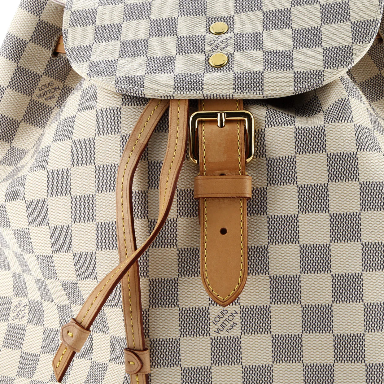 Sperone Backpack Damier - Deep Luxury