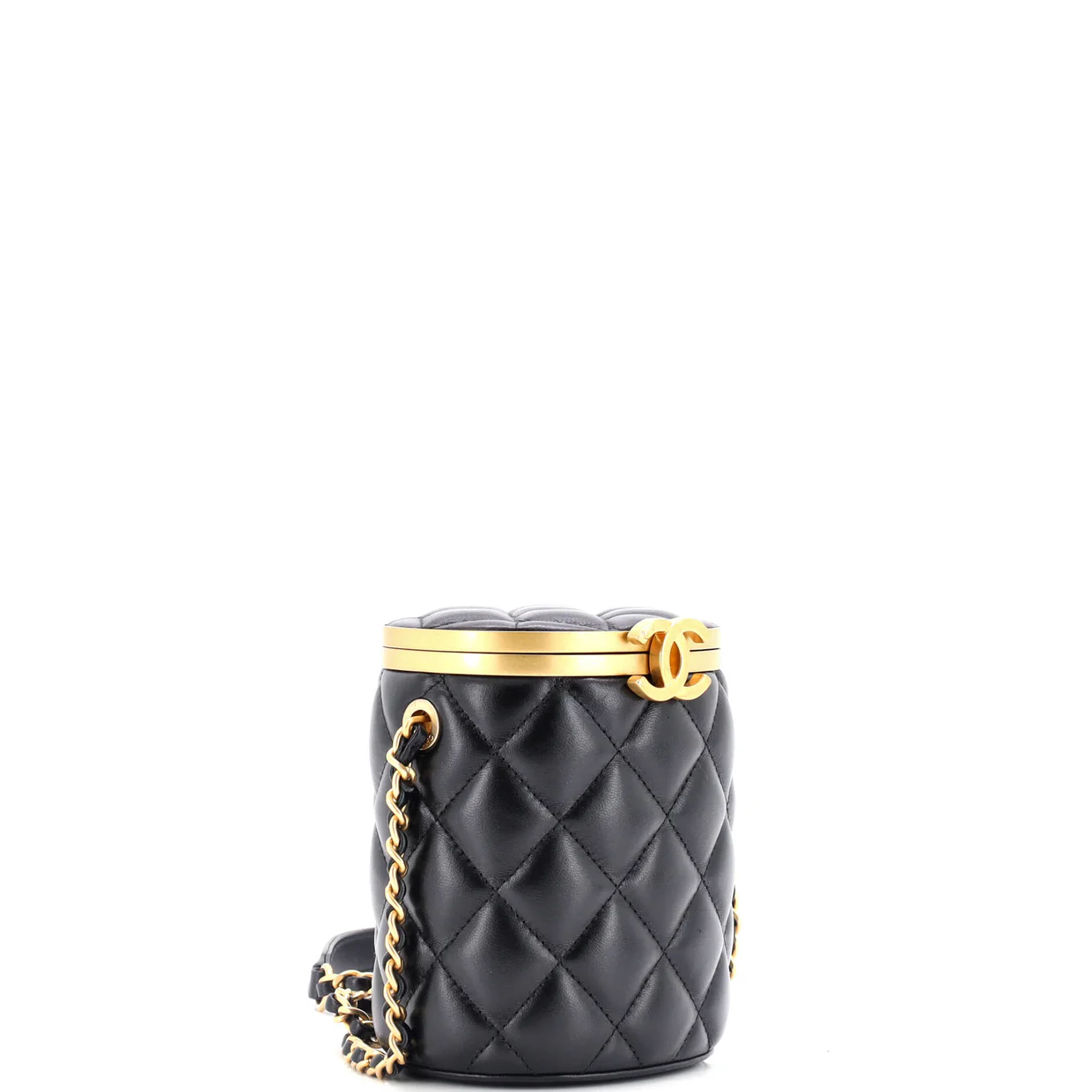 Crown Box Vanity Bag Quilted Lambskin Mini - Deep Luxury