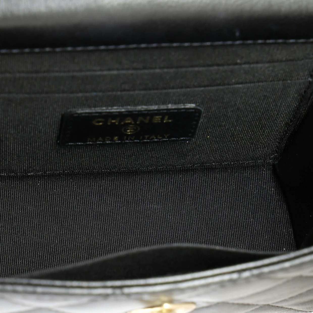 Trendy CC Clutch with Chain Quilted Lambskin Small - Deep Luxury