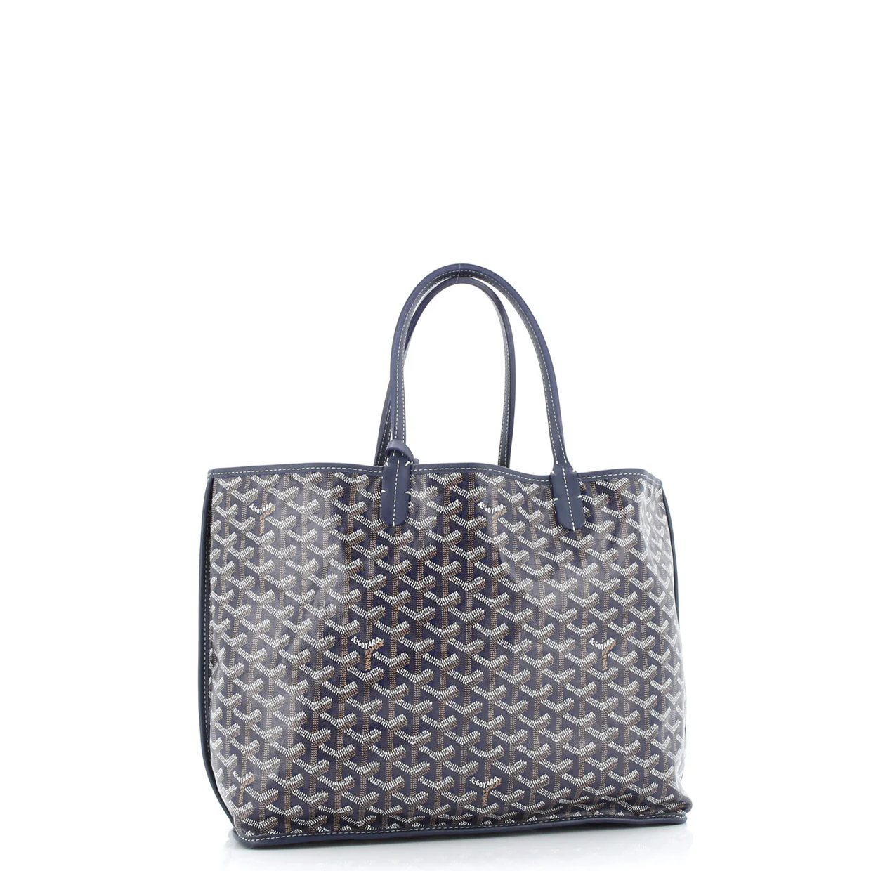 Anjou Reversible Tote Coated Canvas PM - Deep Luxury