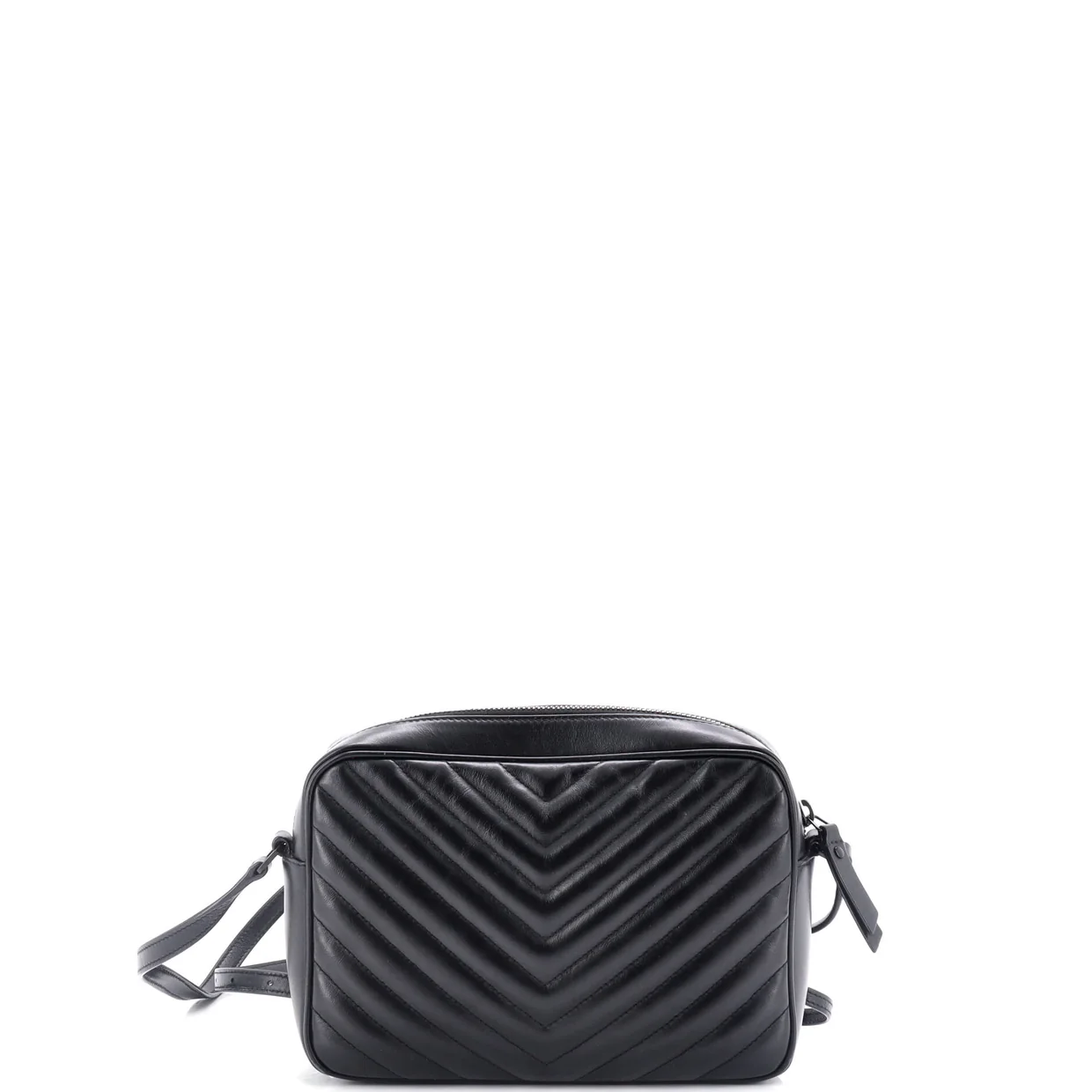 Lou Camera Bag Matelasse Chevron Leather Small - Deep Luxury