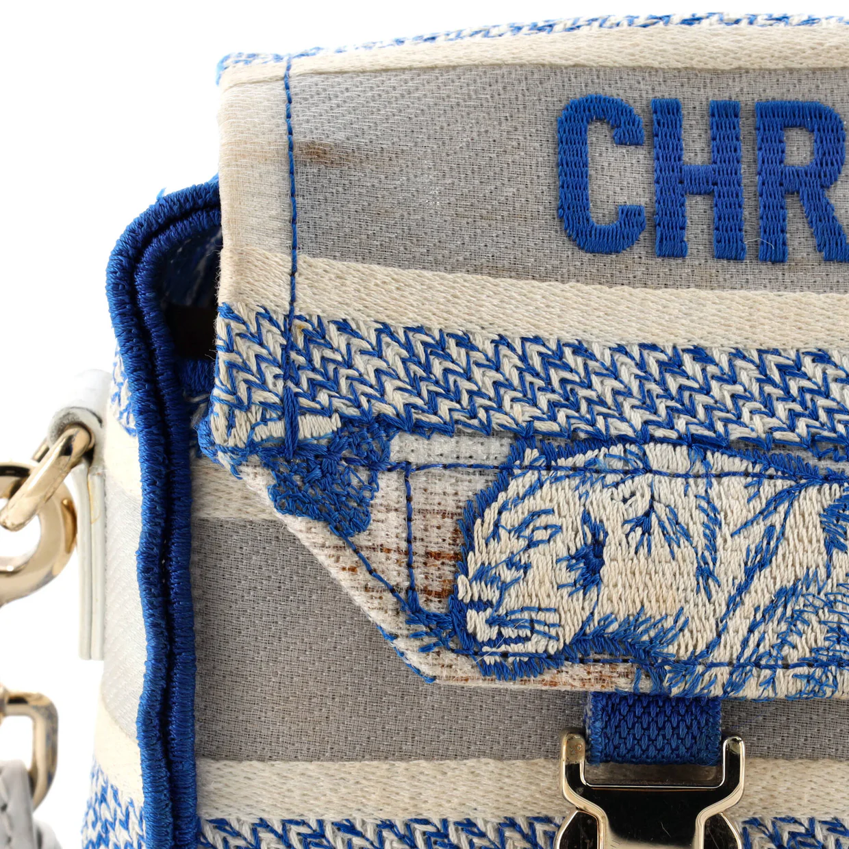 Diorcamp Messenger Bag Embroidered Canvas Small - Deep Luxury