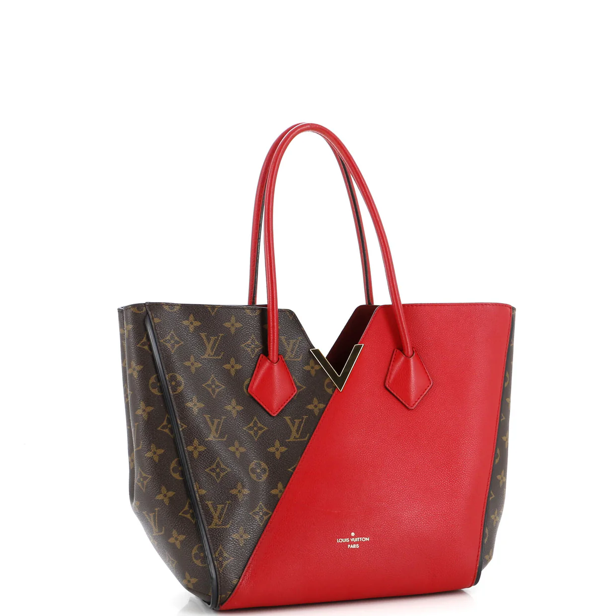 Kimono Handbag Monogram Canvas and Leather MM - Deep Luxury