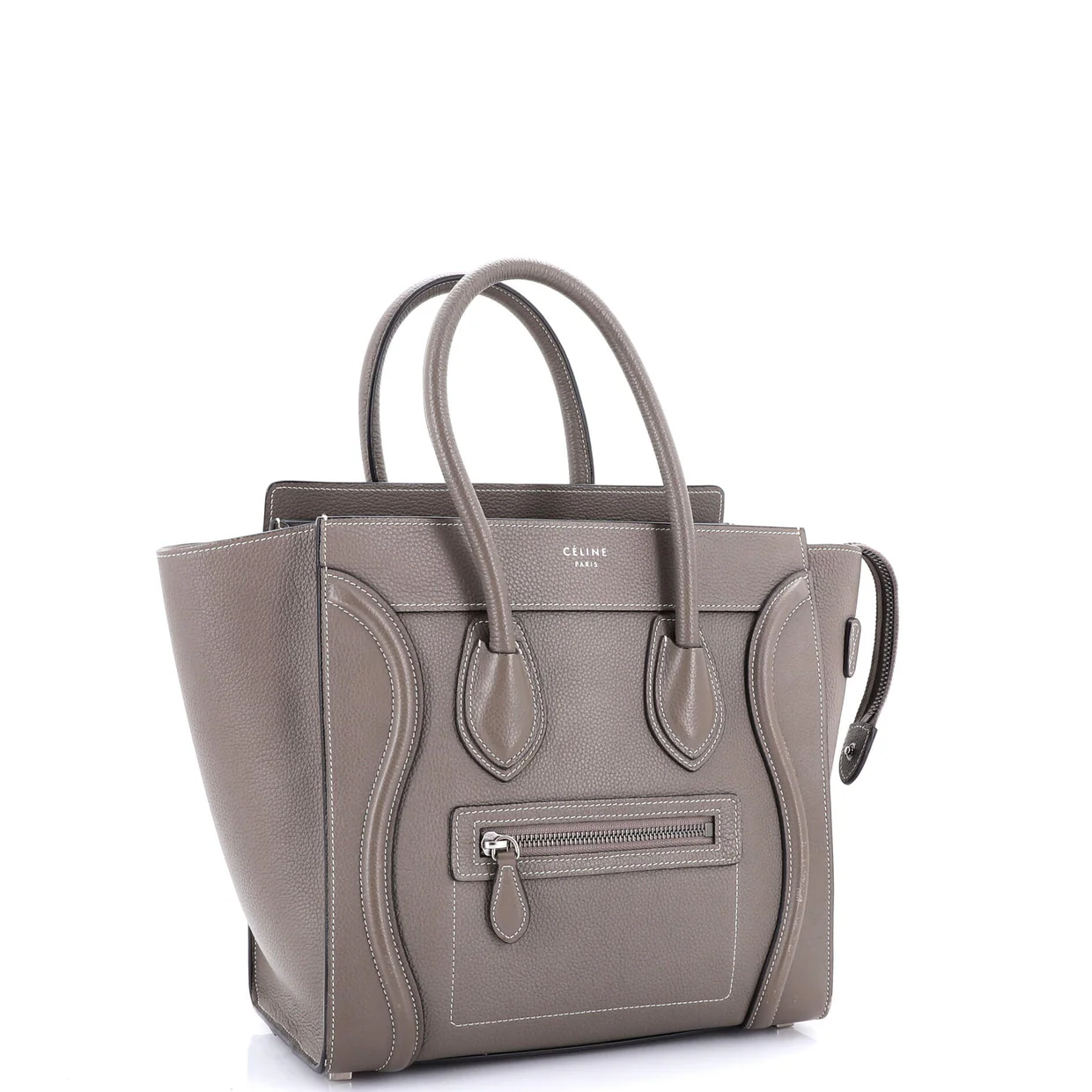 Luggage Bag Grainy Leather Micro - Deep Luxury