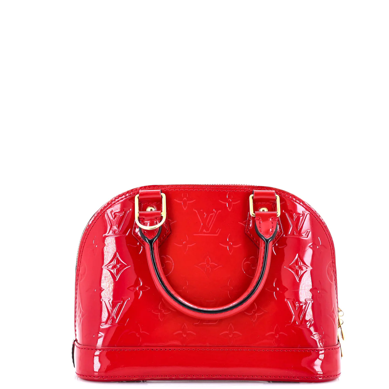 Alma Handbag Monogram Vernis BB - Deep Luxury