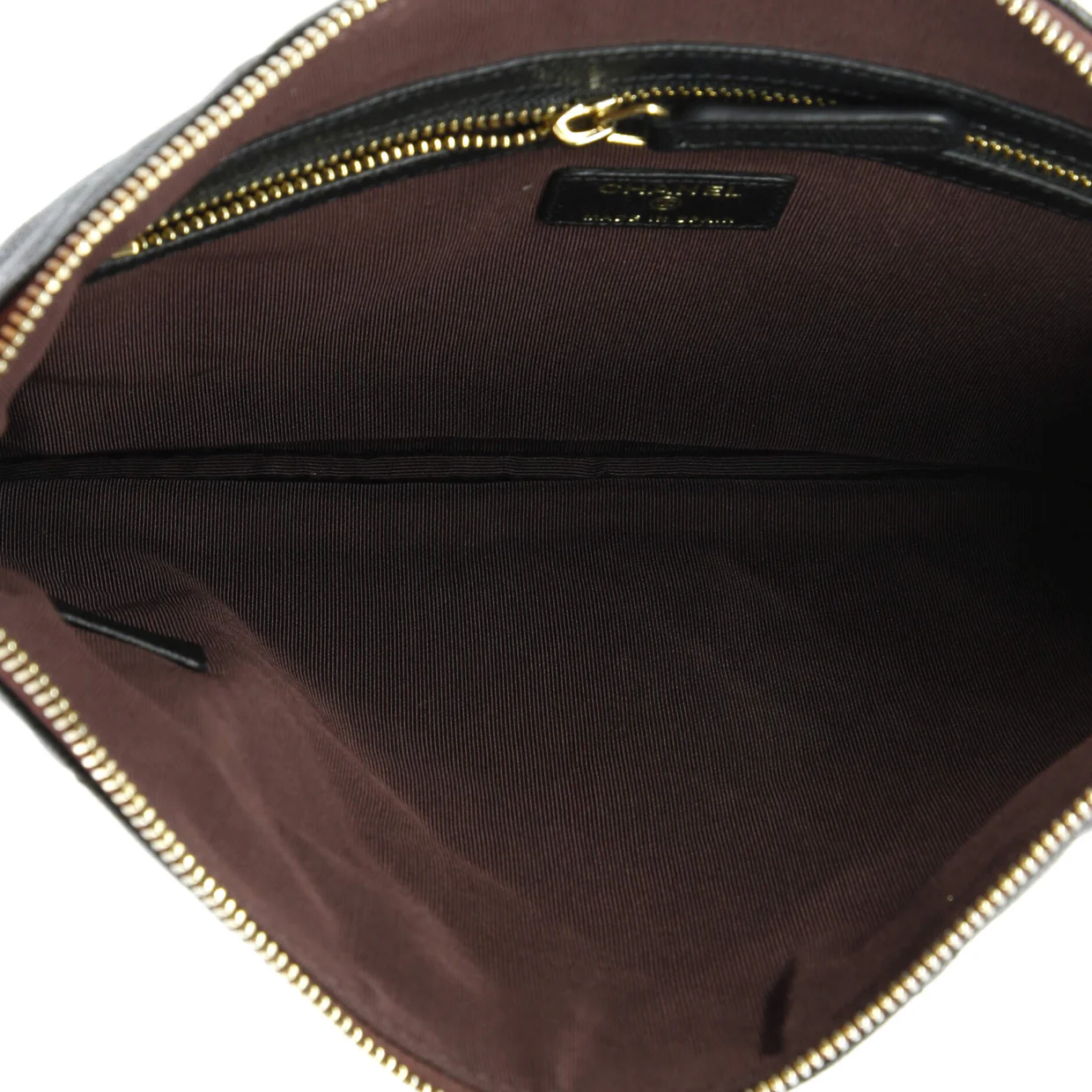 O Case Clutch Quilted Caviar Medium - Deep Luxury