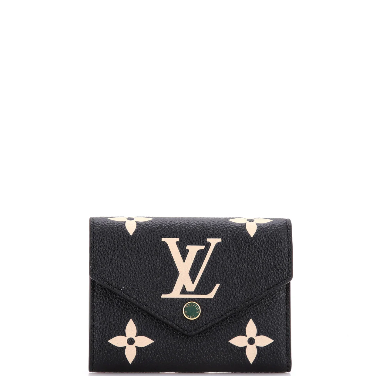 Victorine Wallet Bicolor Monogram Empreinte Giant - Deep Luxury