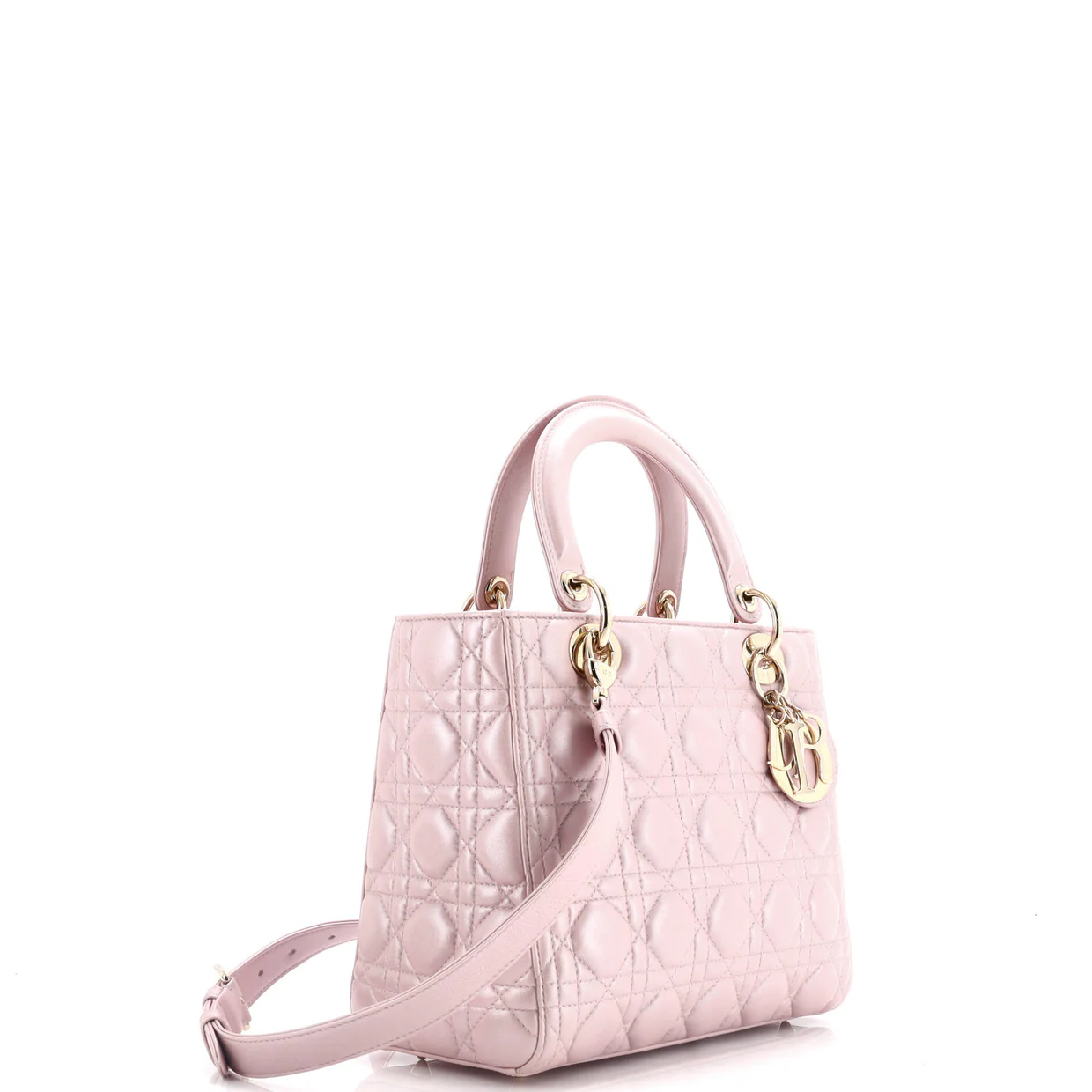 Lady Dior Bag Cannage Quilt Lambskin Medium - Deep Luxury