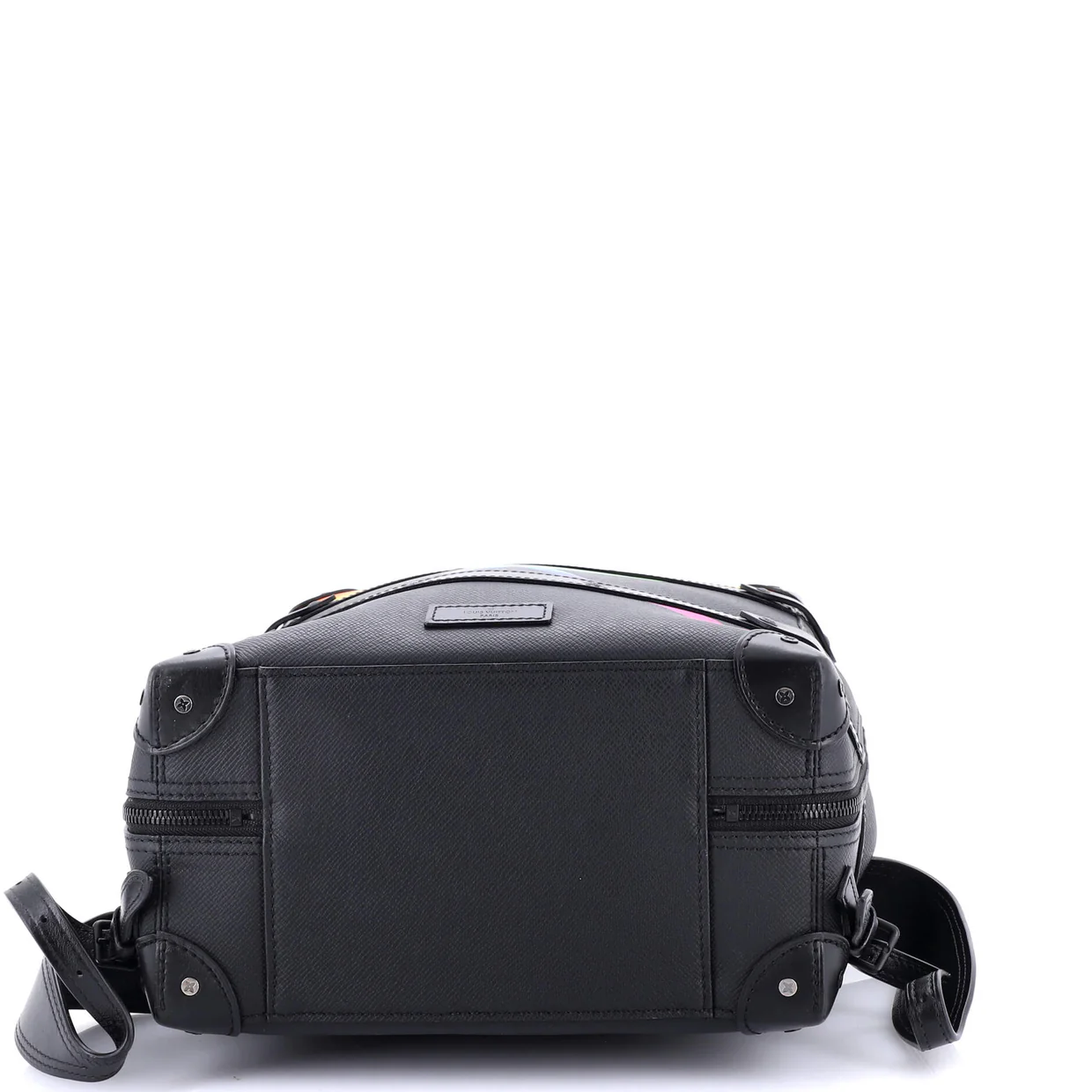 Soft Trunk Backpack Rainbow Taiga Leather PM - Deep Luxury