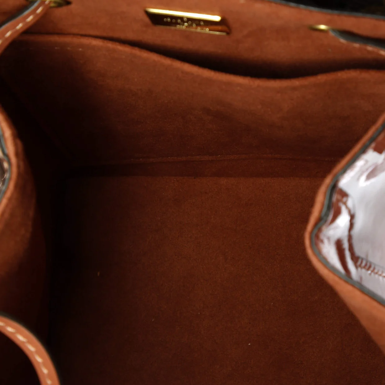 Hot Springs Backpack Vernis with Monogram Canvas - Deep Luxury