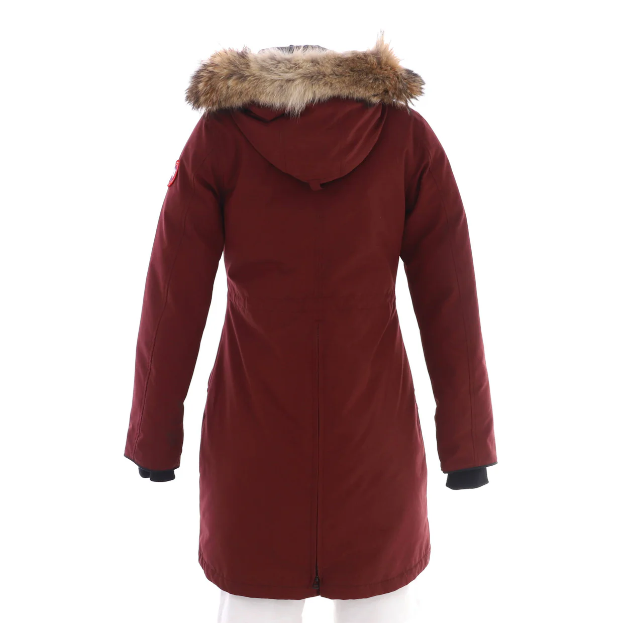 Women’s Rossclair Hooded Parka Polyester Blend with Down and Fur - Deep Luxury