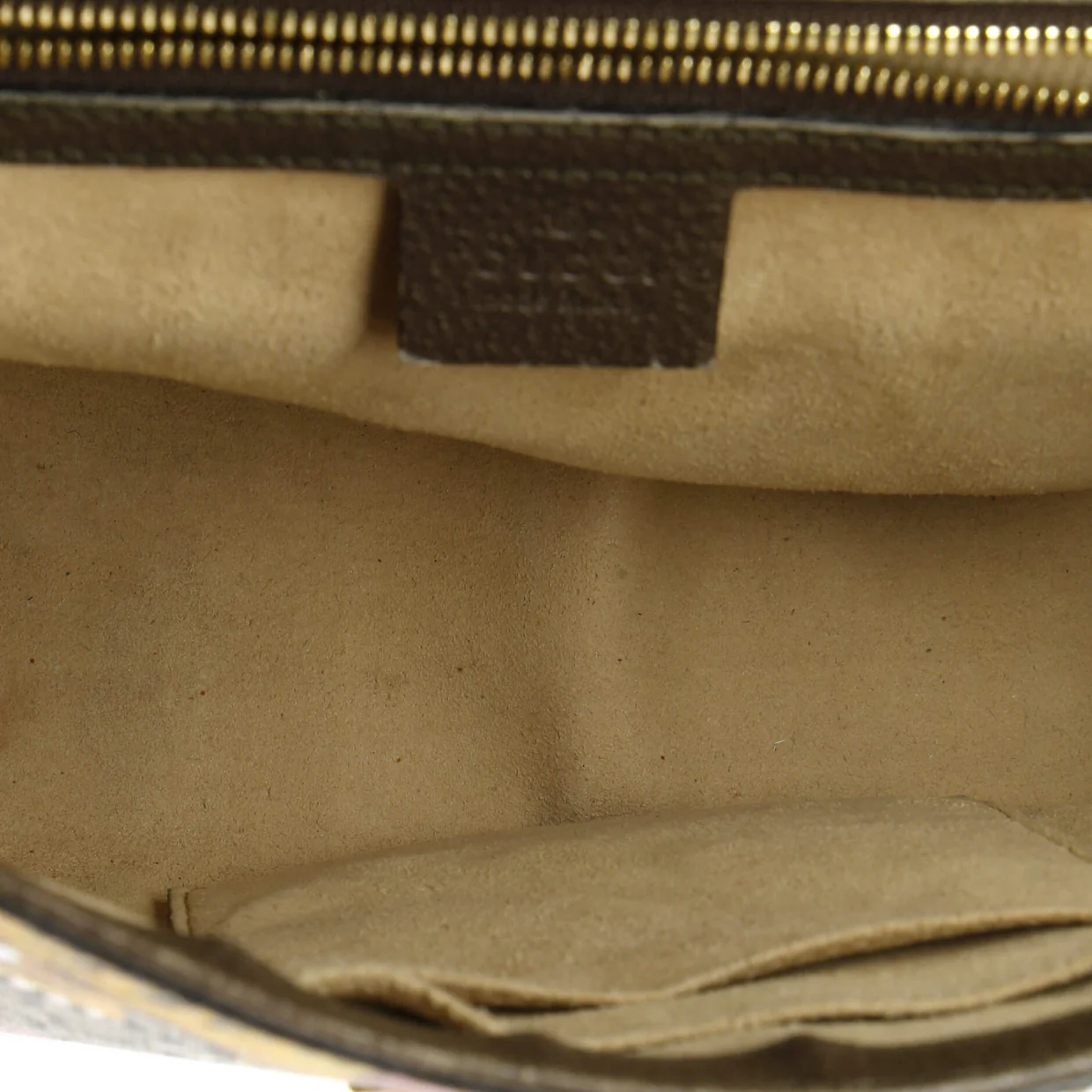 Padlock Shoulder Bag Bengal Print GG Coated Canvas Medium - Deep Luxury