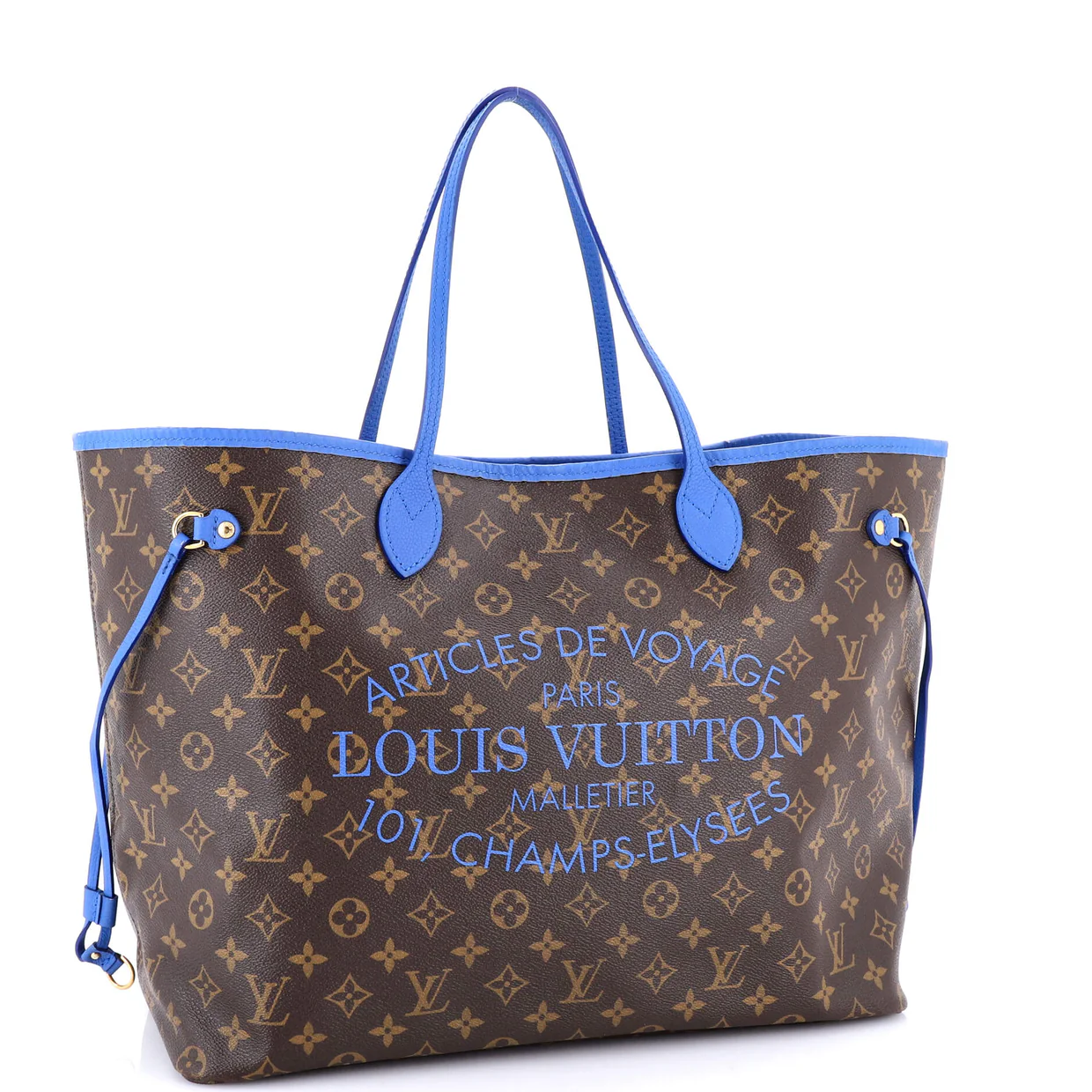 Neverfull Tote Limited Edition Ikat Monogram Canvas with Leather GM - Deep Luxury