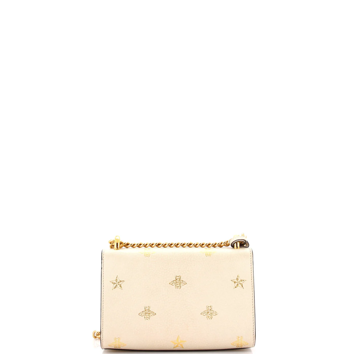 Padlock Shoulder Bag Printed Leather Small - Deep Luxury