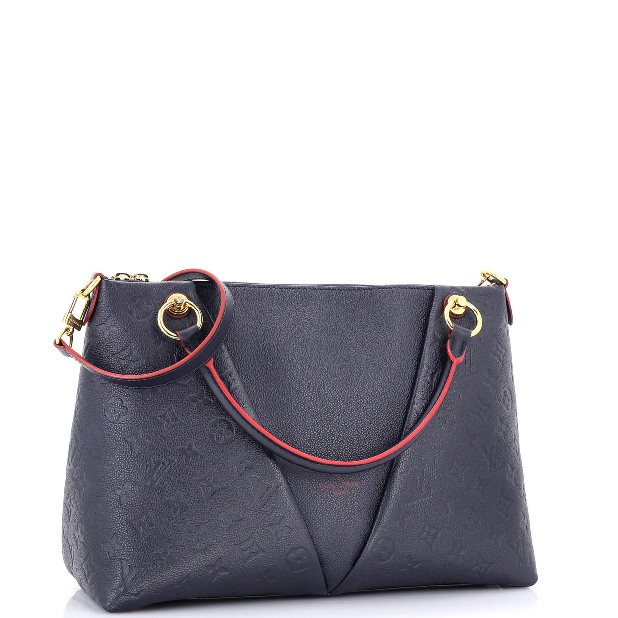 V Tote Monogram Empreinte Leather MM - Deep Luxury