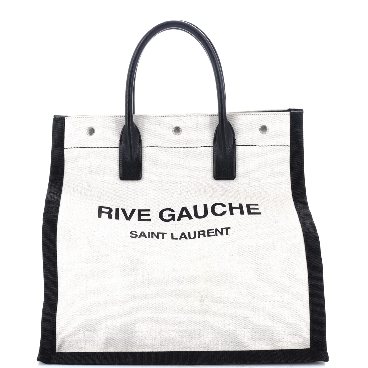 Rive Gauche Shopper Tote Canvas Tall - Deep Luxury