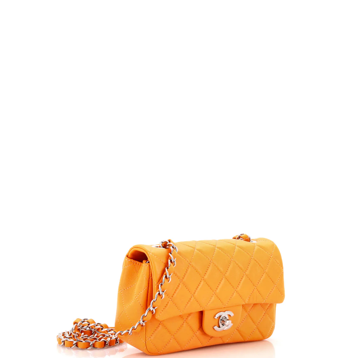 Classic Single Flap Bag Quilted Lambskin Mini - Deep Luxury