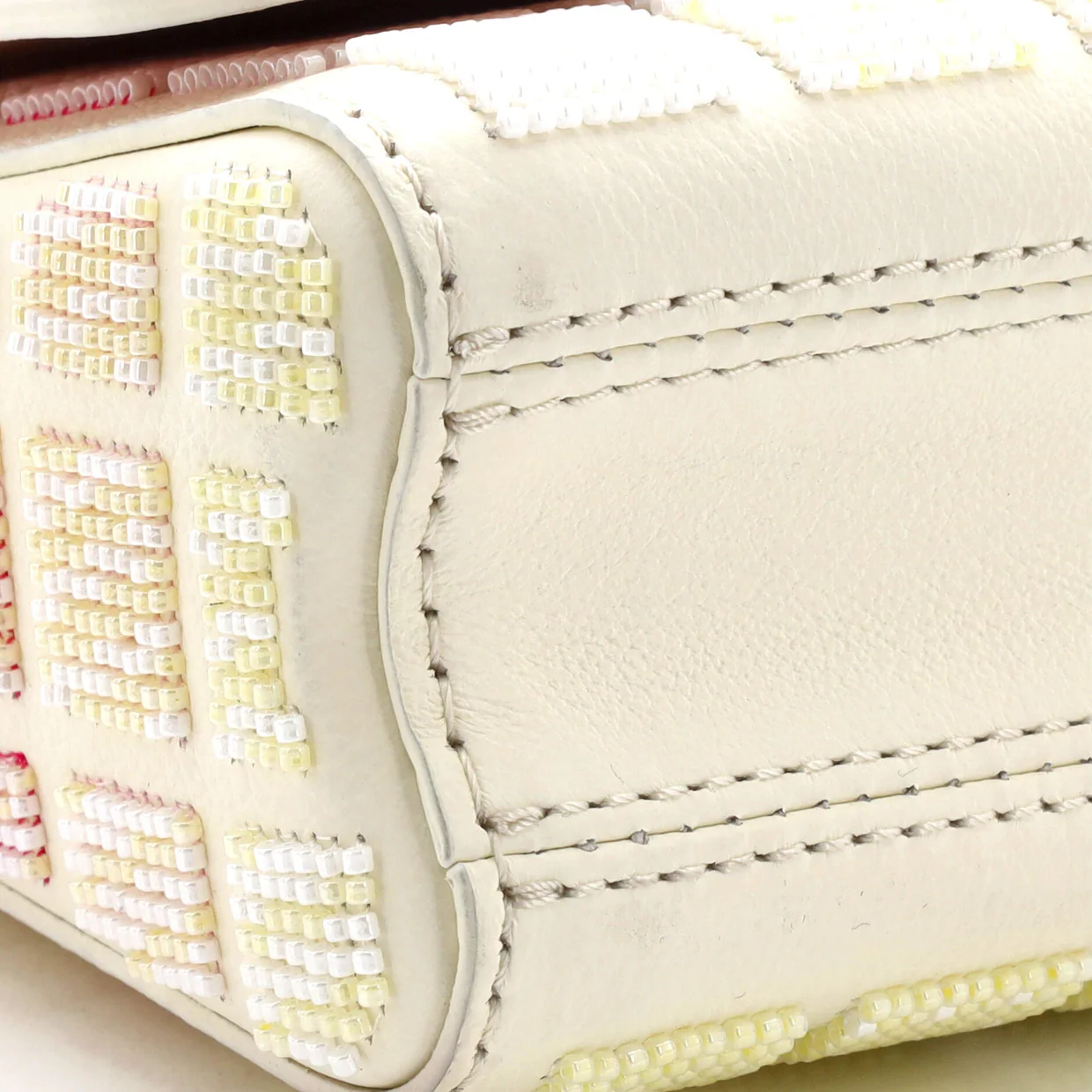 Twist West Handbag Beaded Damier - Deep Luxury