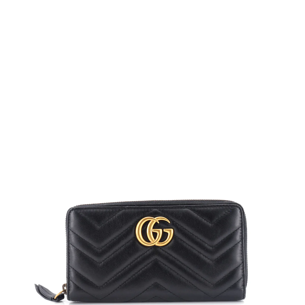 GG Marmont Zip Around Wallet Matelasse Leather - Deep Luxury
