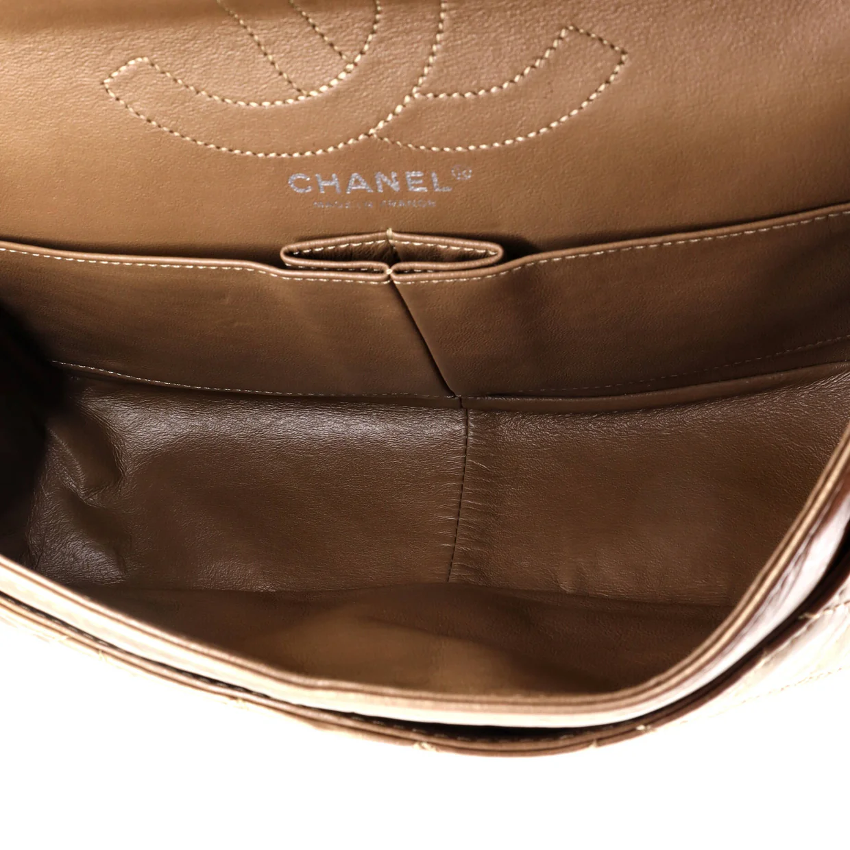 Reissue 2.55 Flap Bag Quilted Metallic Aged Calfskin 226 - Deep Luxury