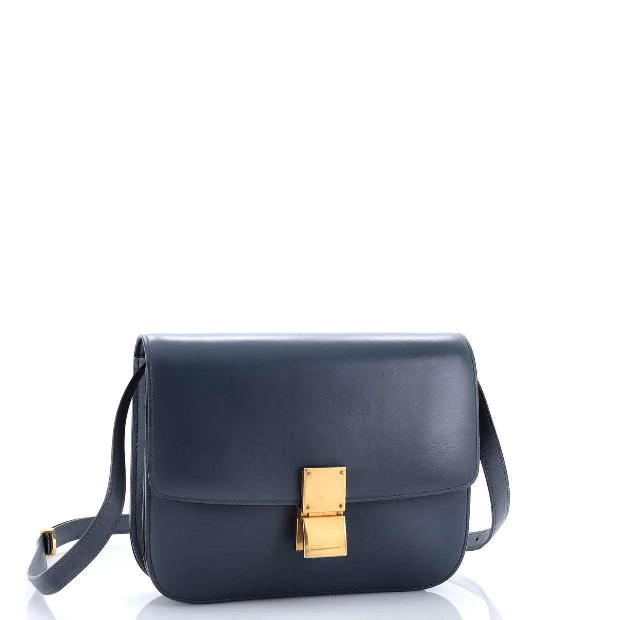 Classic Box Bag Smooth Leather Medium - Deep Luxury
