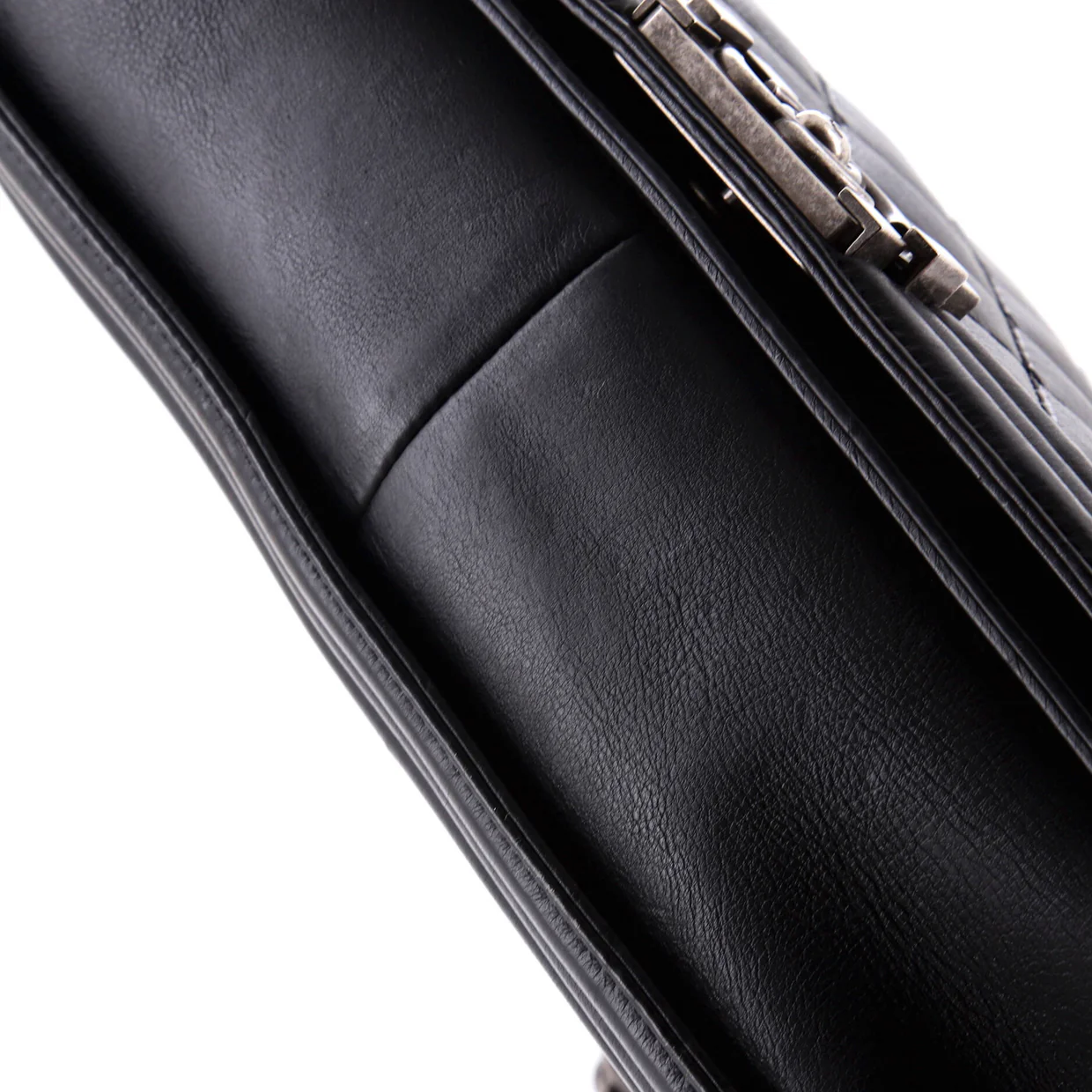 Stitch Boy Flap Bag Quilted Calfskin New Medium - Deep Luxury