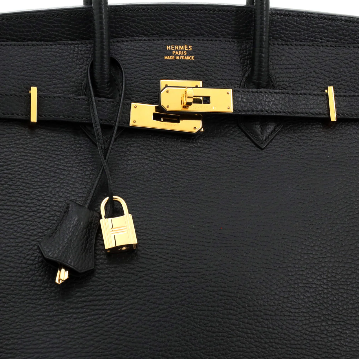 Birkin Handbag Noir Ardennes with Gold Hardware 35 - Deep Luxury