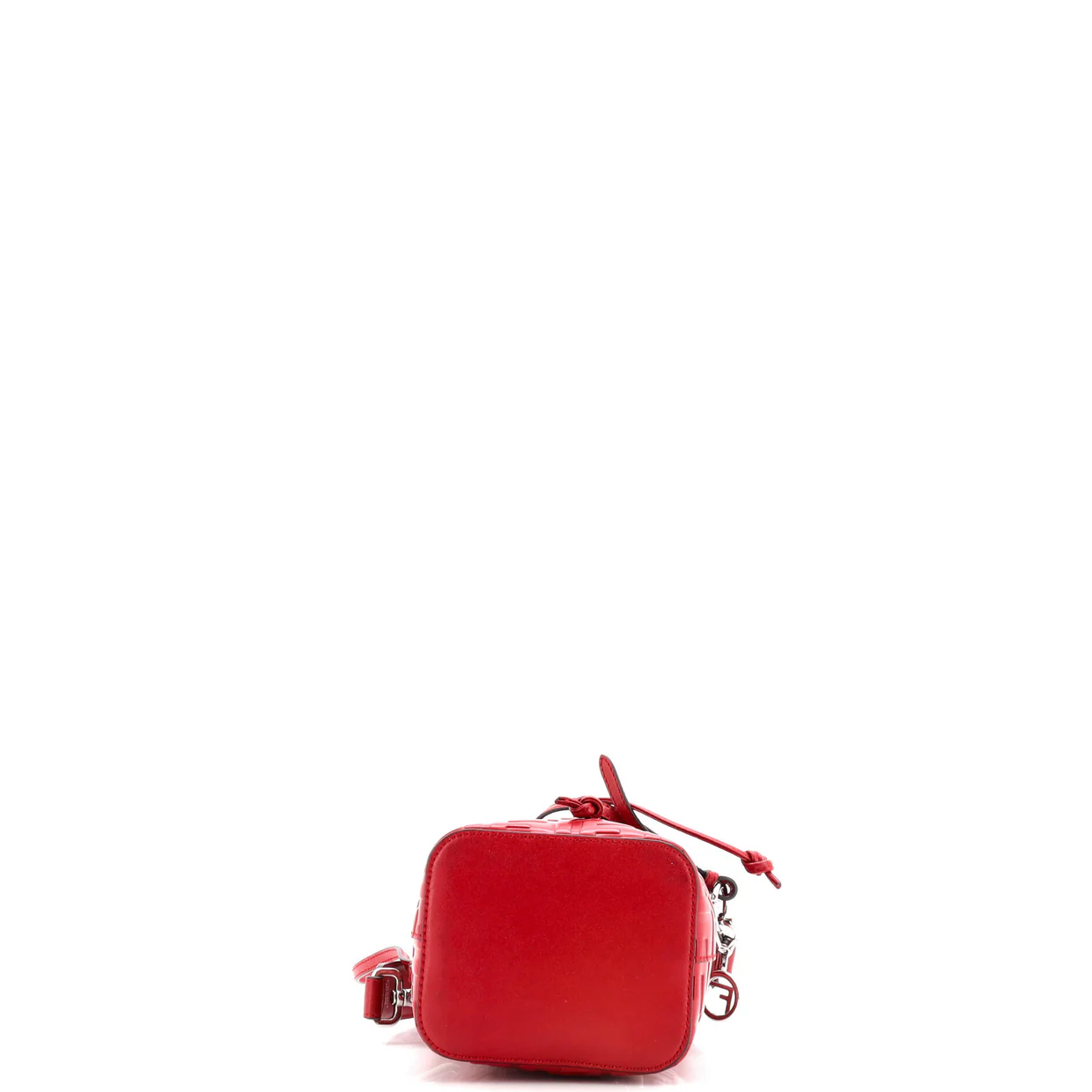 Mon Tresor Bucket Bag Zucca Embossed Leather Mini - Deep Luxury