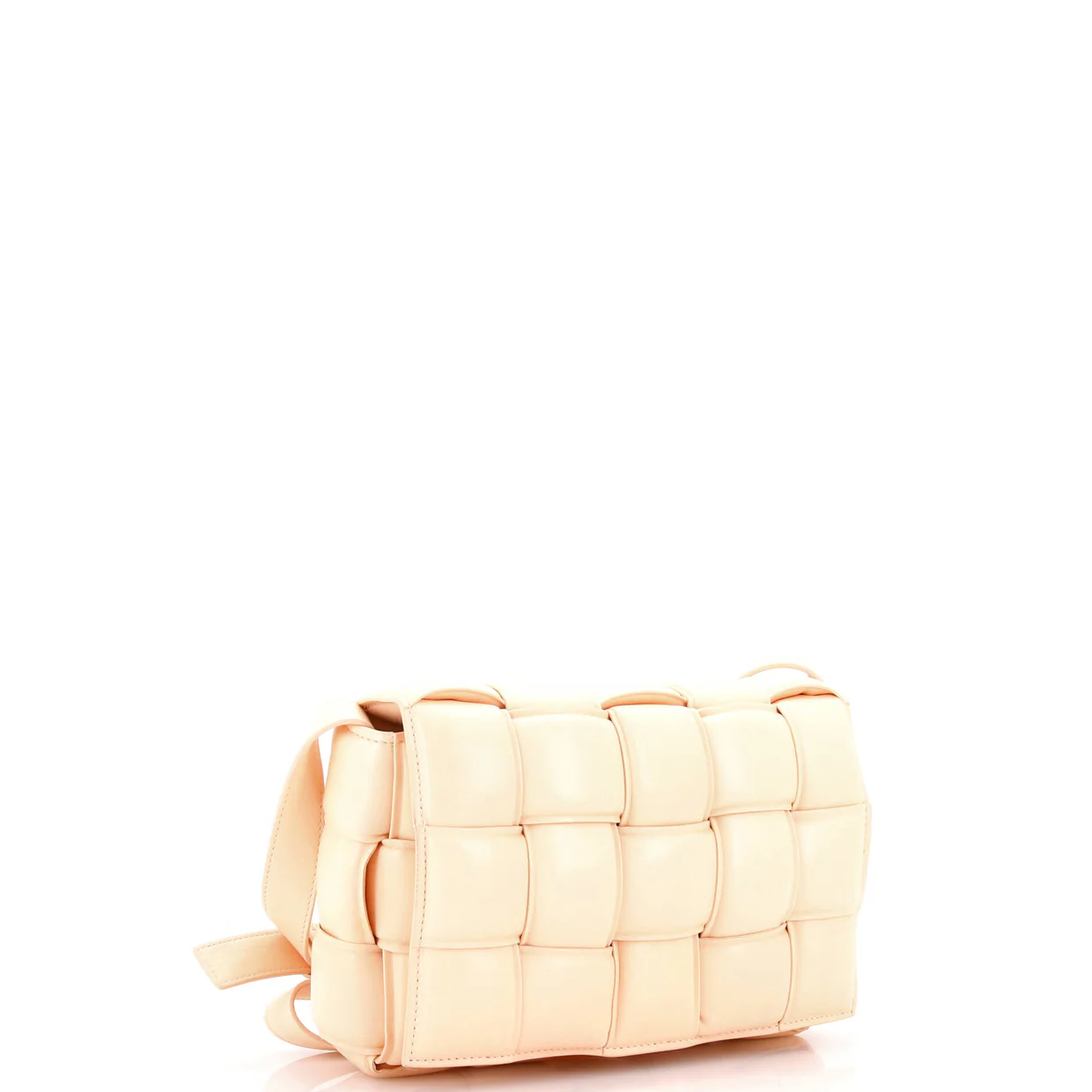 Cassette Crossbody Bag Padded Maxi Intrecciato Leather - Deep Luxury