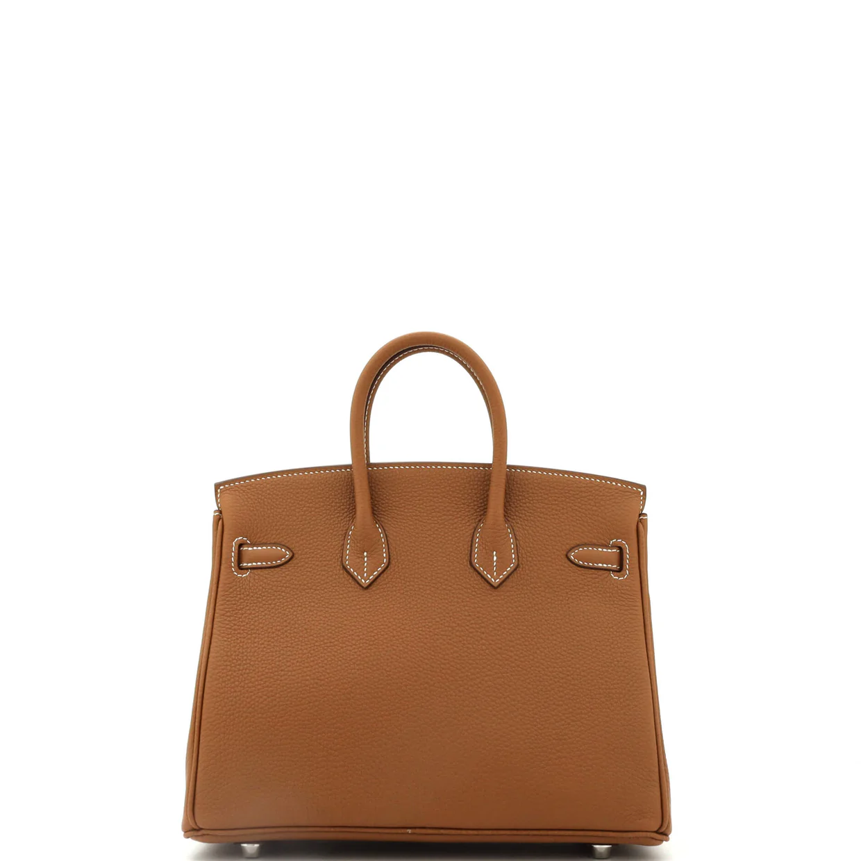 Birkin Handbag Gold Togo with Palladium Hardware 25 - Deep Luxury