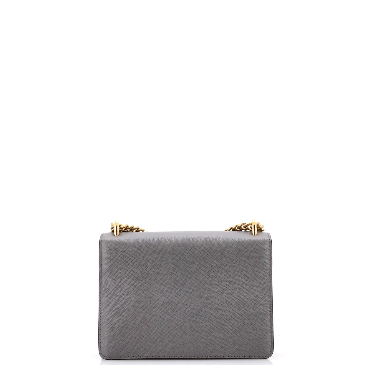 Envelope Flap Chain Shoulder bag Saffiano Leather Small - Deep Luxury