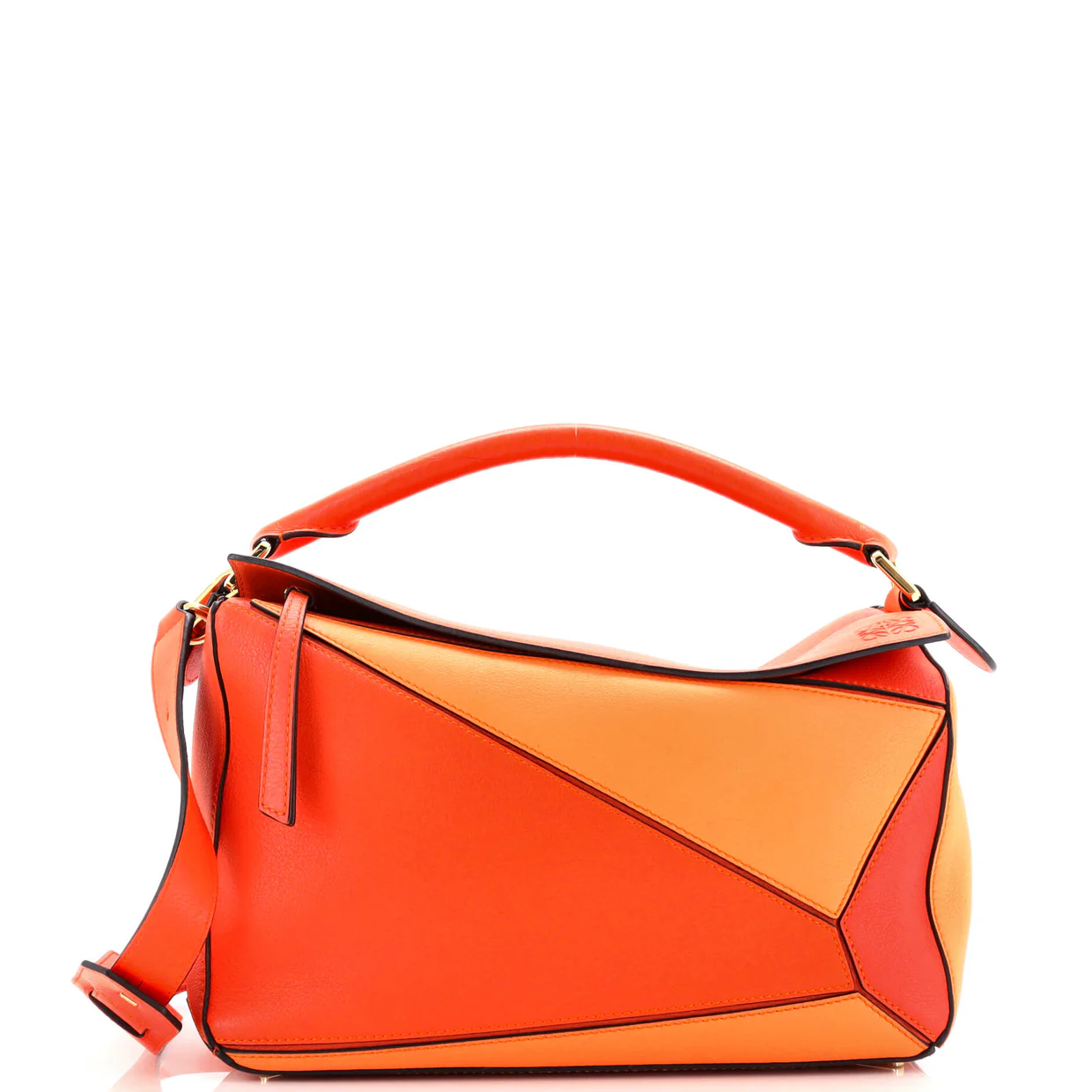 Puzzle Bag Leather Medium - Deep Luxury