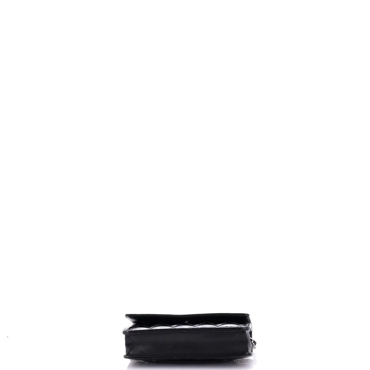 Wallet on Chain Quilted Patent - Deep Luxury