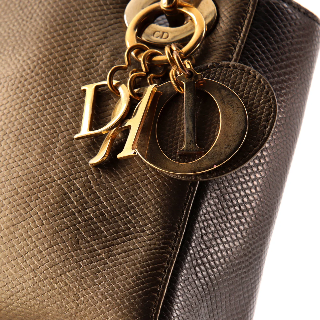 Lady Dior Chain Bag Lizard Mini - Deep Luxury