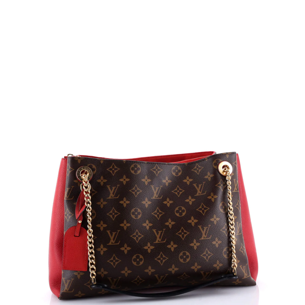 Surene Handbag Monogram Canvas with Leather MM - Deep Luxury