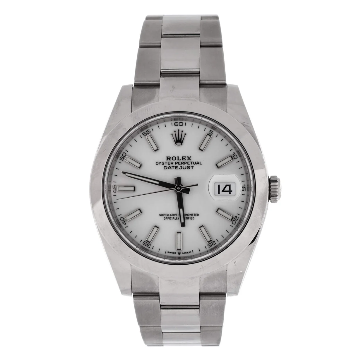 Oyster Perpetual Datejust Automatic Watch Stainless Steel 41 - Deep Luxury