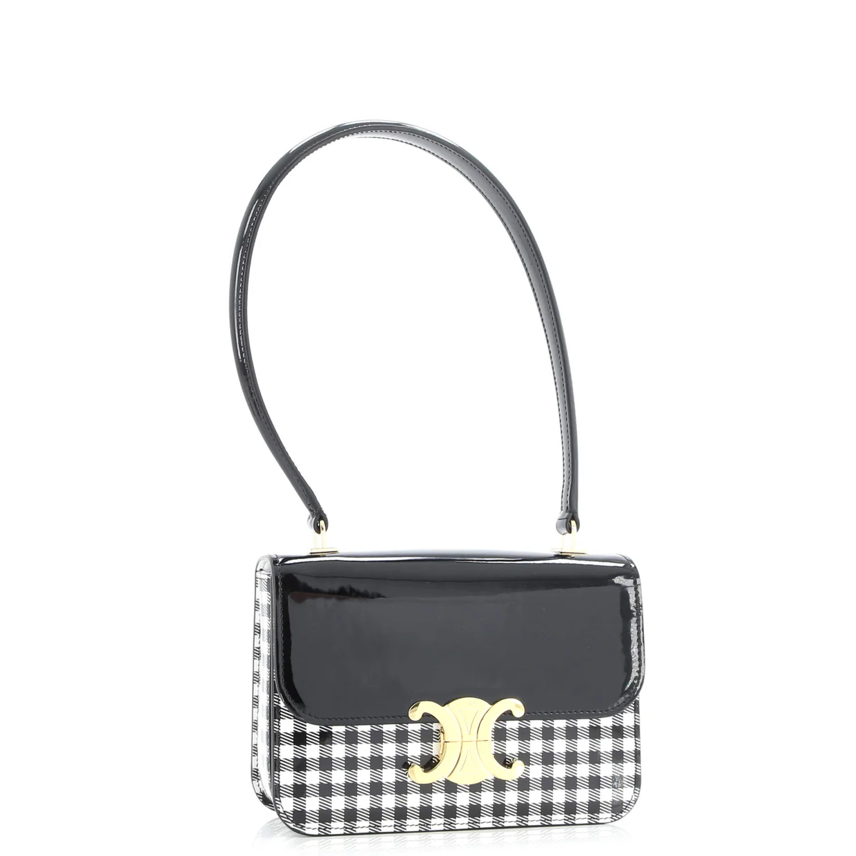 Garance Bag Printed Patent Teen - Deep Luxury