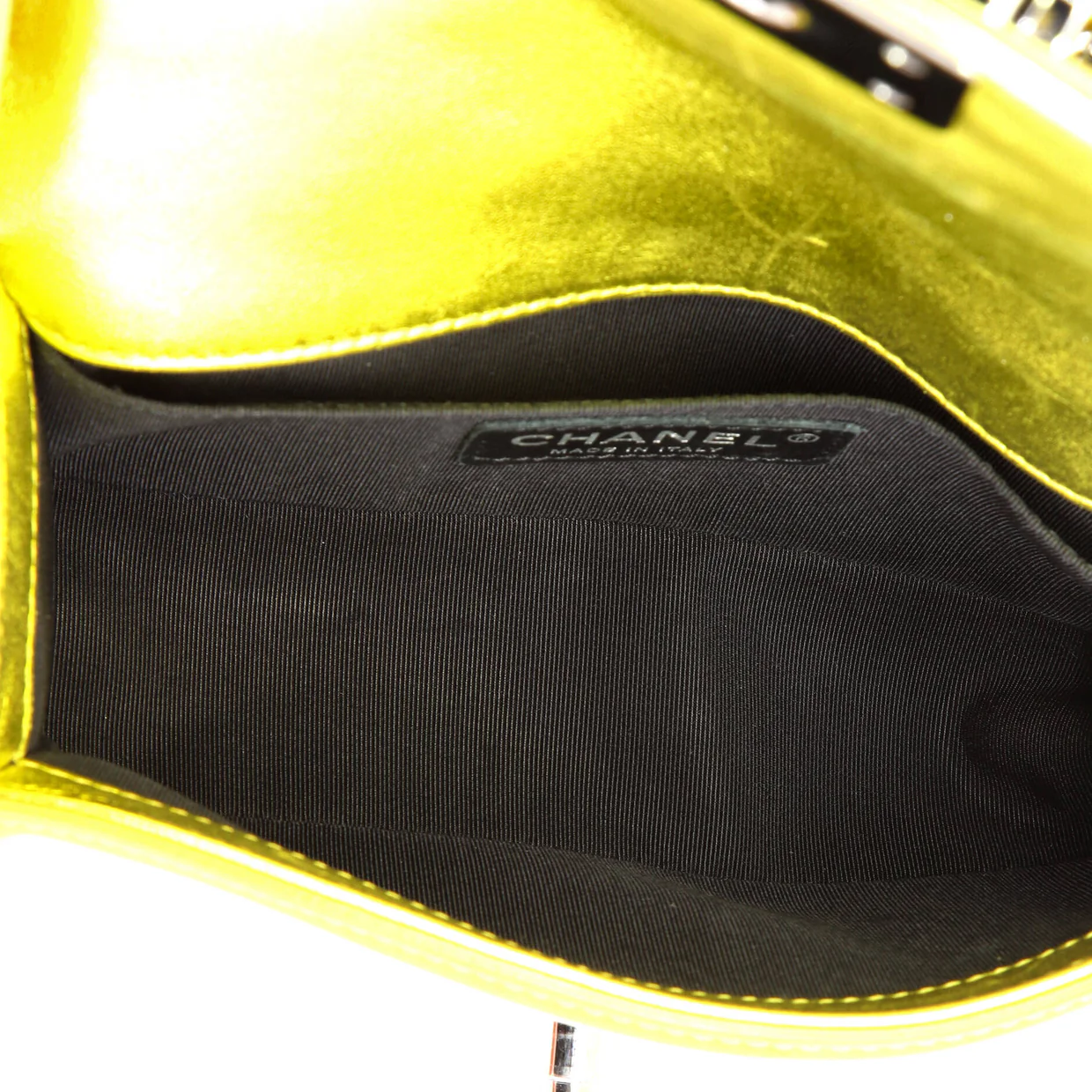 Boy Flap Bag Quilted Patent Small - Deep Luxury