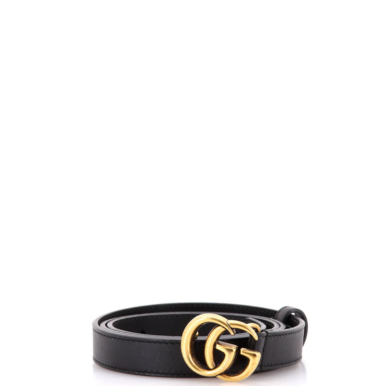 GG Marmont Belt Leather Thin 85 - Deep Luxury