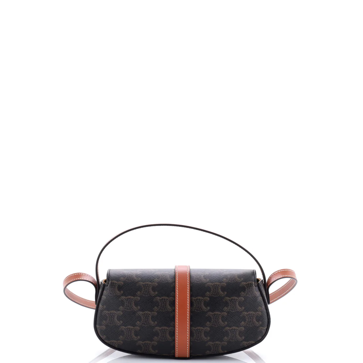 Tabou Clutch with Strap Triomphe Coated Canvas - Deep Luxury