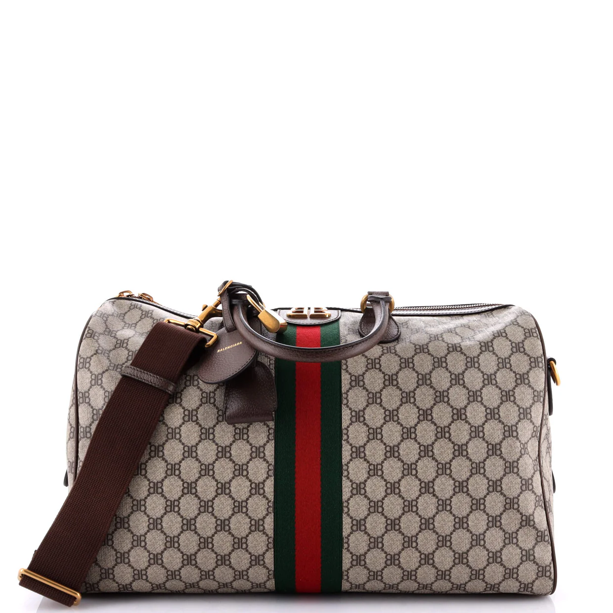 x Gucci The Hacker Project Duffle Bag BB Coated Canvas Medium - Deep Luxury