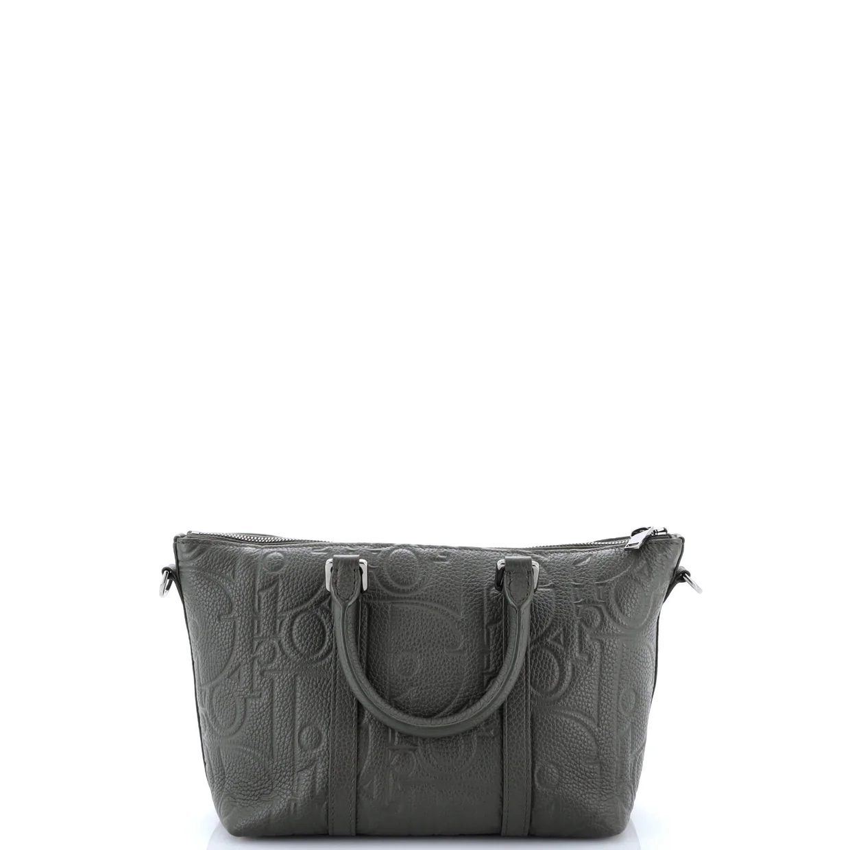 Weekender Convertible Tote Maxi Oblique Embossed Leather 25 - Deep Luxury