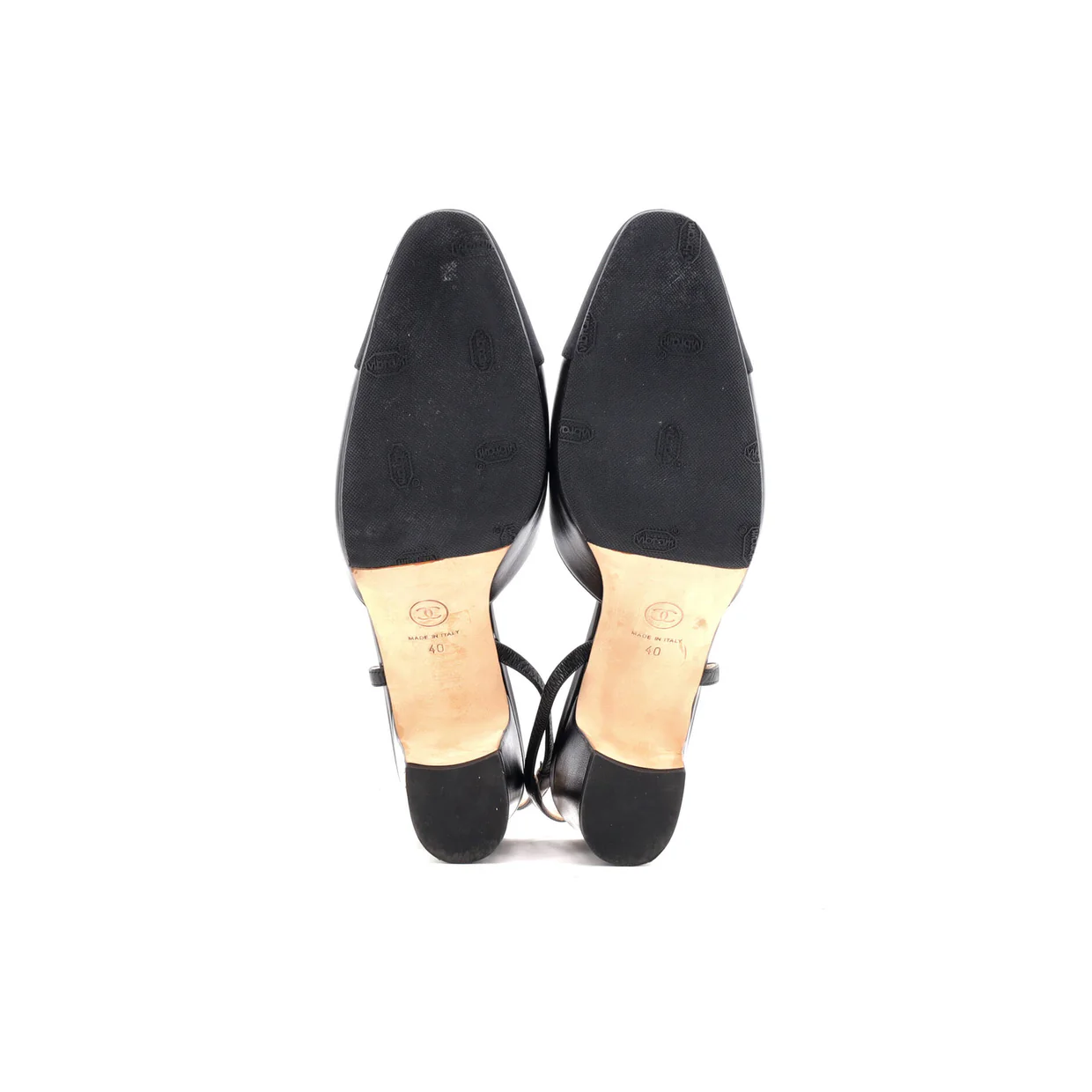 Women’s Cap Toe Slingback Pumps Leather - Deep Luxury